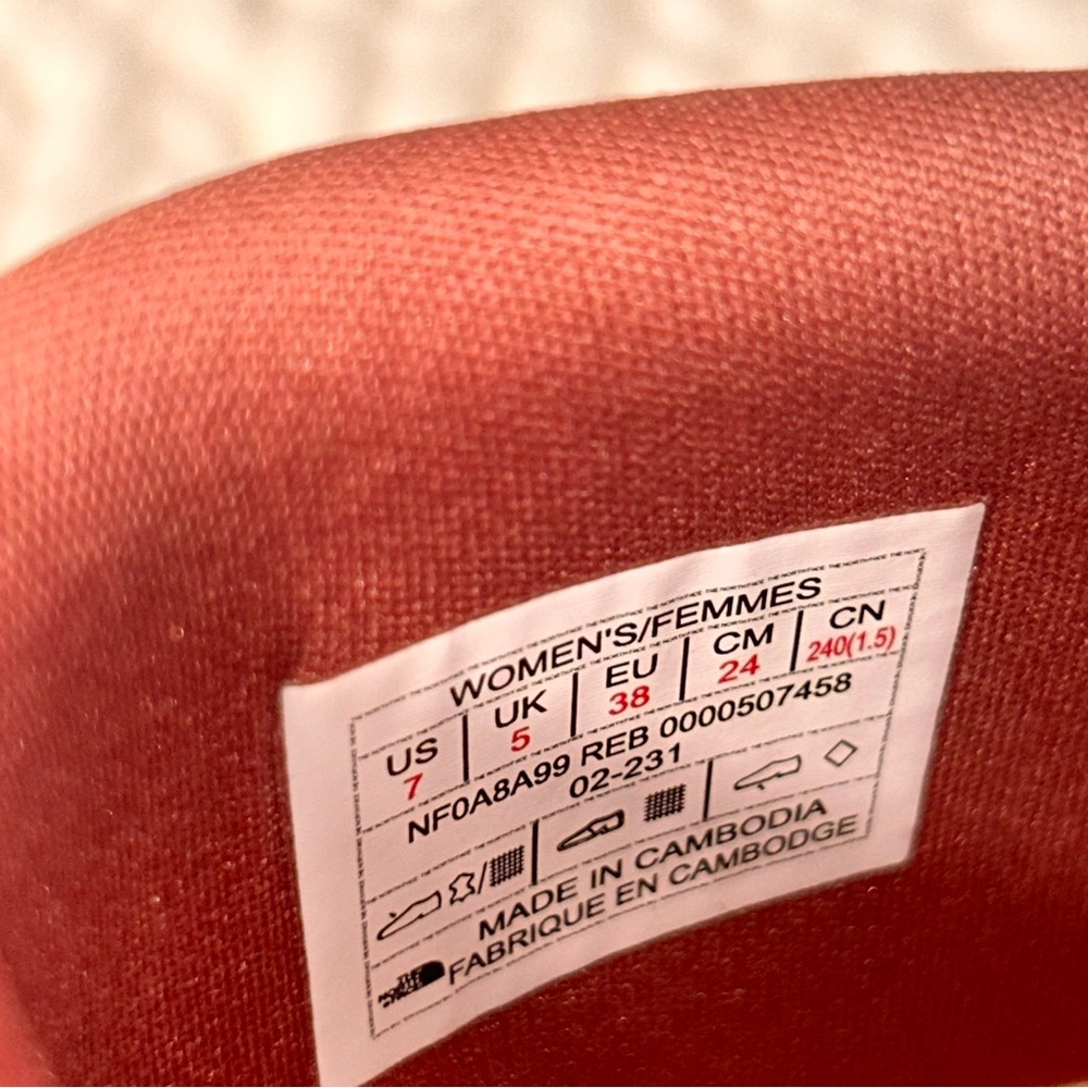 The North Face Neve Stop Cush Women’s Slides. Sz 7. Medium Pink/Coral - Picture 7 of 7